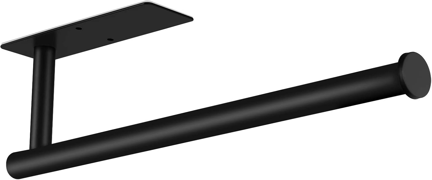 Paper Towel Holder, Special Self Adhesive or Drilling Under Cabinet Rack, Innova...