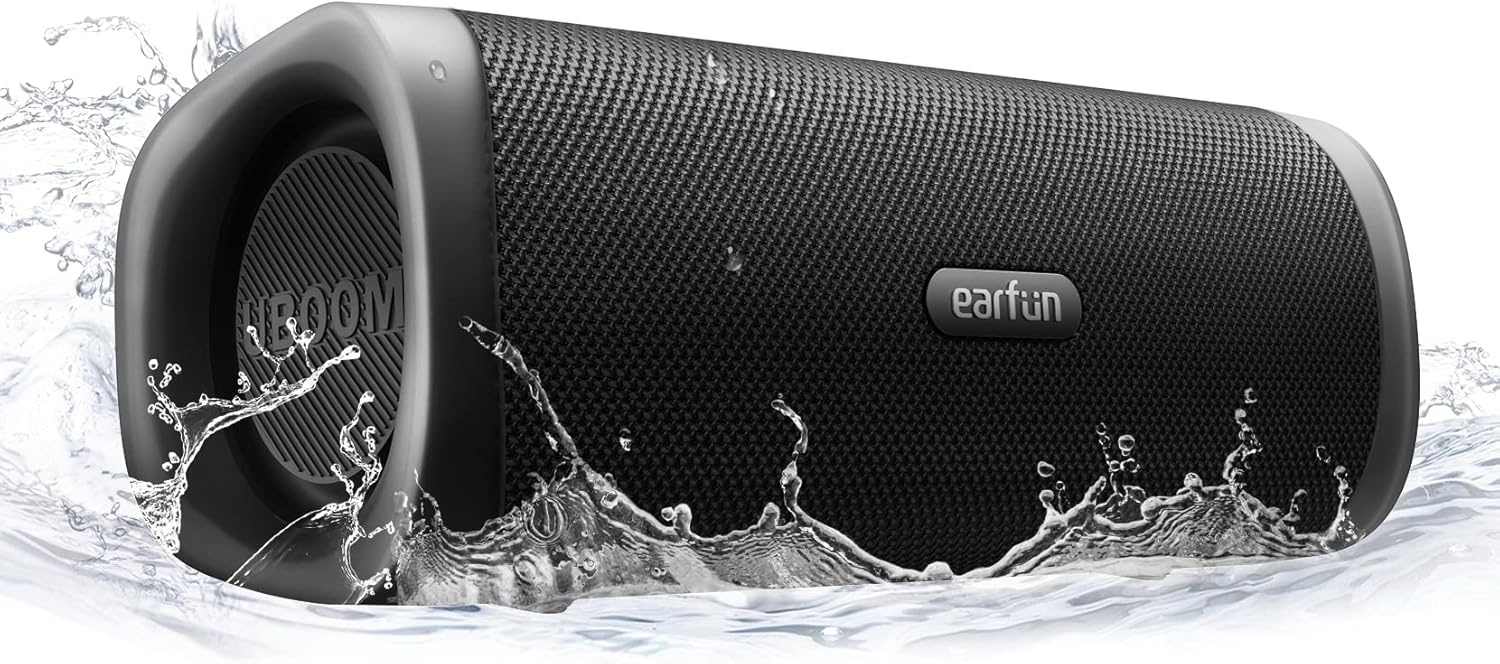 EarFun Bluetooth Speaker, UBOOM L Portable Wireless Speaker 28W Loud Stereo Soun...