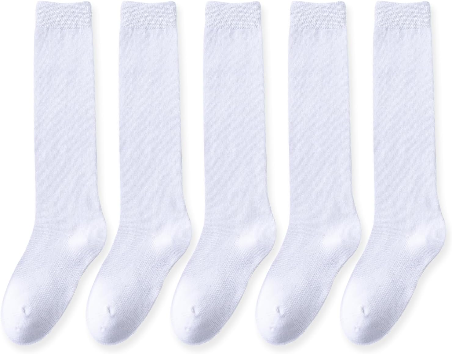 EPEIUS Girls Knee High Socks Seamless Cotton School Uniform Socks Kids Boy Over...