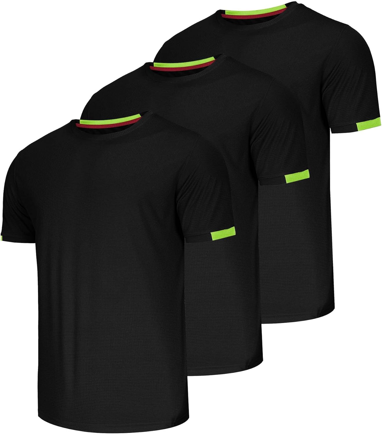 3 Pack Men T Shirts Running T Shirts for Men Gym Men's T Shirts Sport Tops for M...