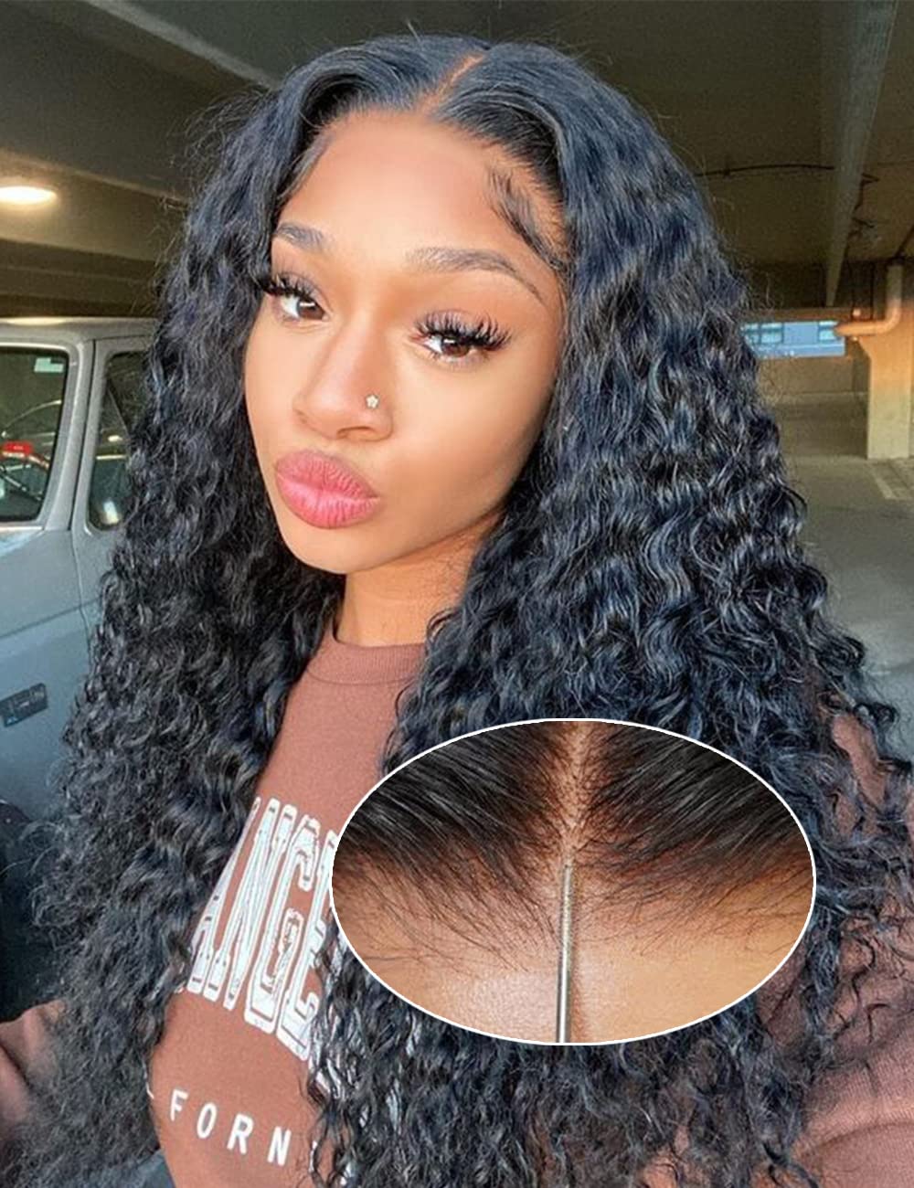 Glueless Wigs Human Hair Pre Plucked Pre Cut Lace Upgrade Invisible Knots Wear a...