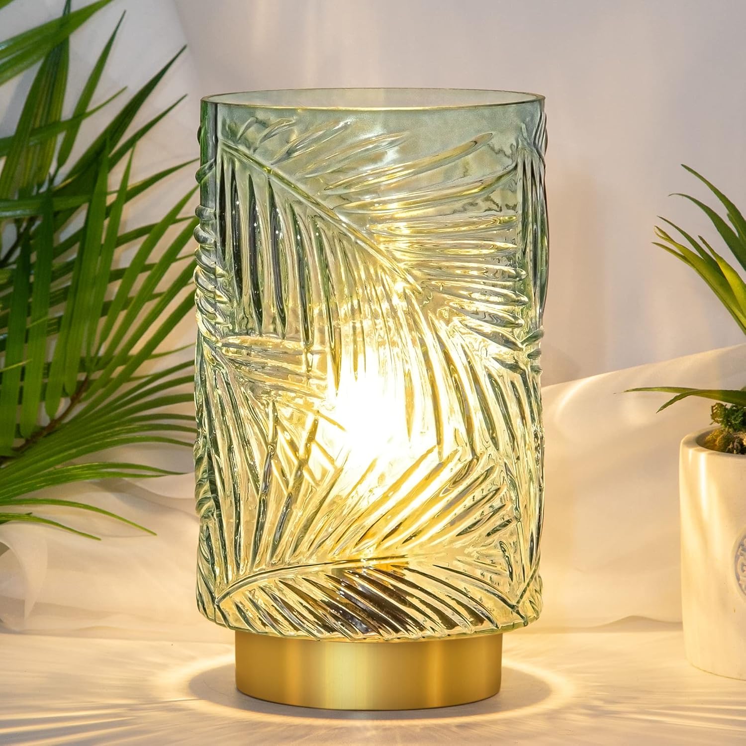 Battery Operated Table Lamp, Unique Cordless Lamps for Home Decor, Special Batte...