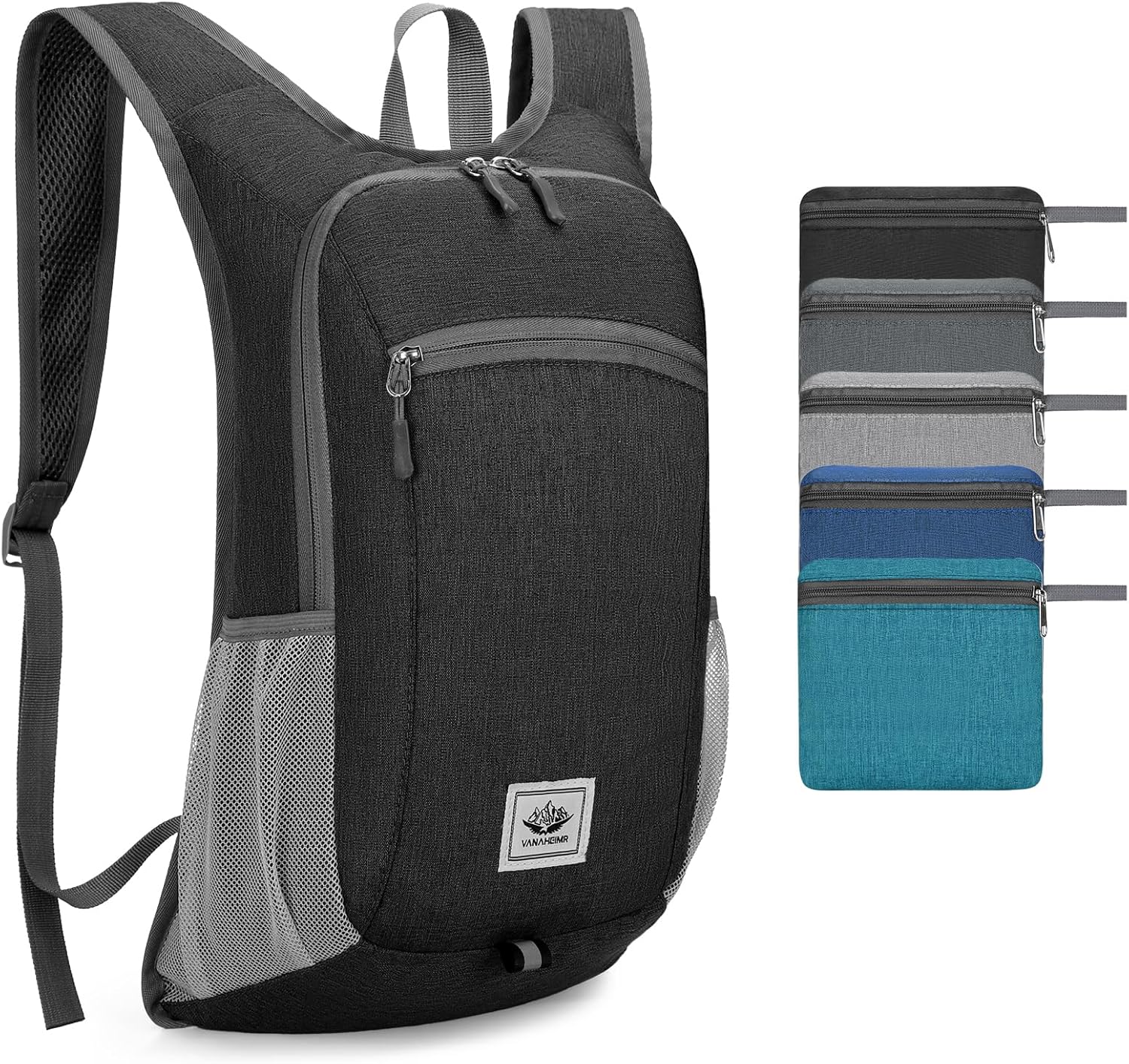 Duemste Foldable Waterproof Backpack Lightweight,16L Hiking Backpack Small Trave...
