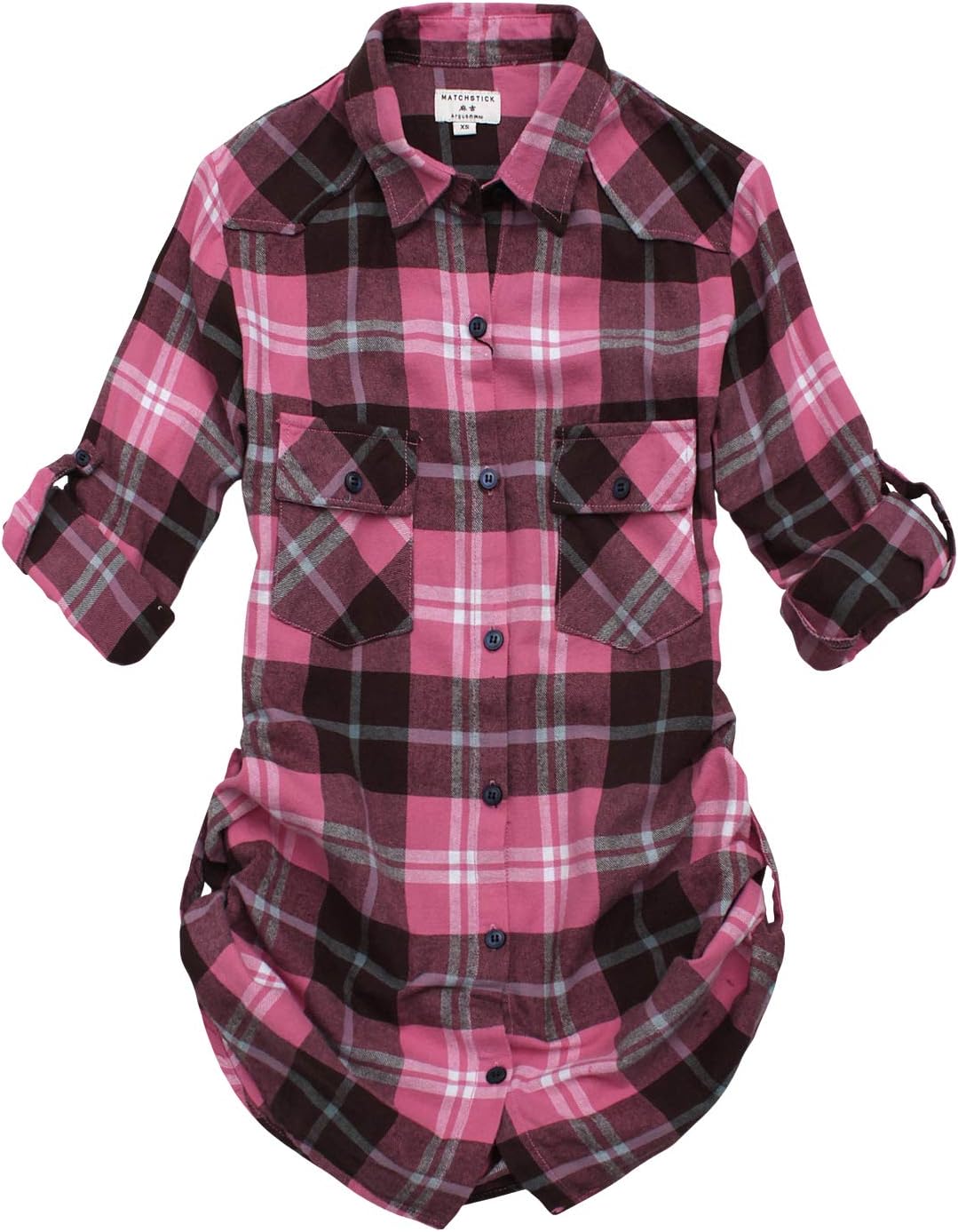 Match Women's Long Sleeve Flannel Shirt, Special Plaid Shirt Medium 2021, Innova...