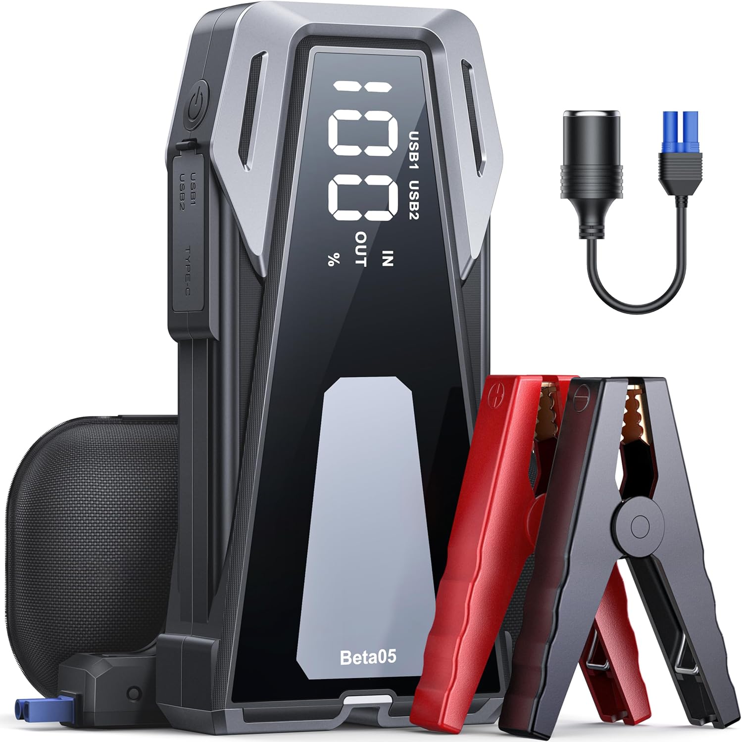Car Battery Jump Starter 4000A 12V Safe Jump Box, Battery Jumper Starter Portabl...