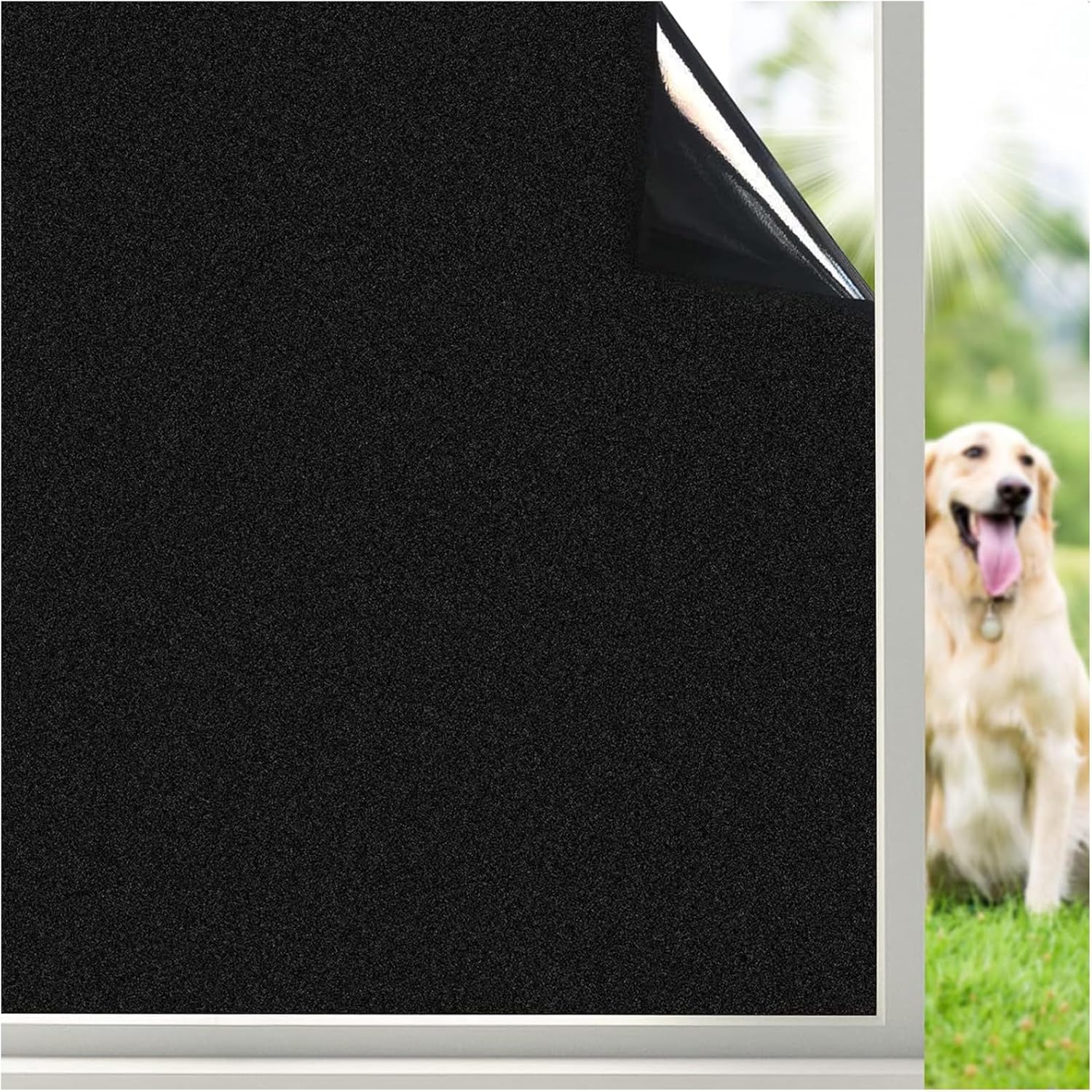 Coavas 100% Blackout Window Film, Special UV Heat Blocking Window Privacy Film,...