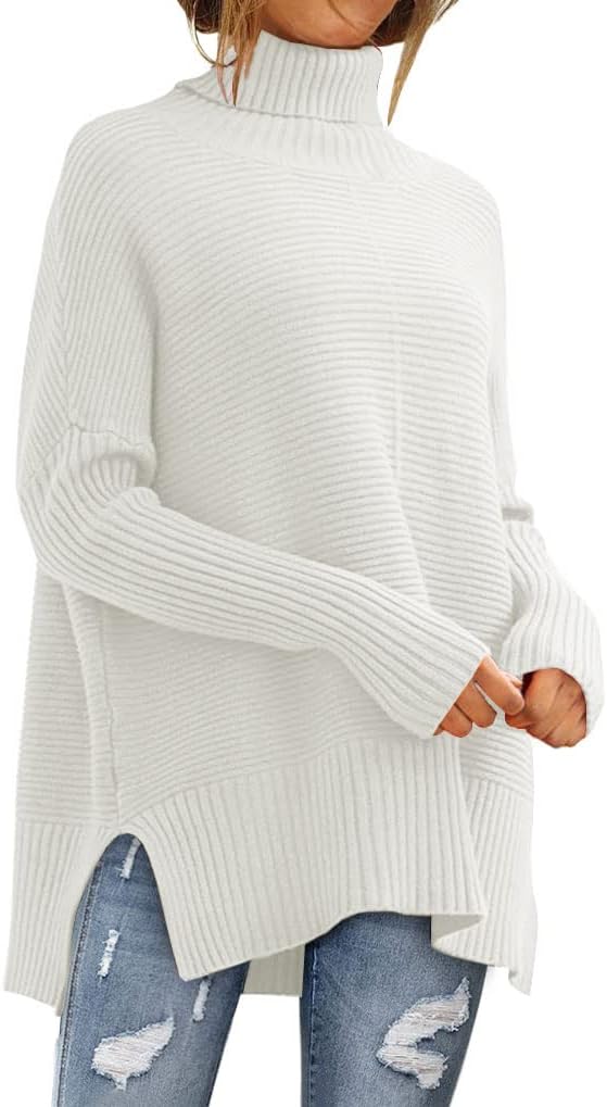 EFAN Women's Turtleneck Sweater, Special Oversized Sweater for Fall Outfits, Tre...