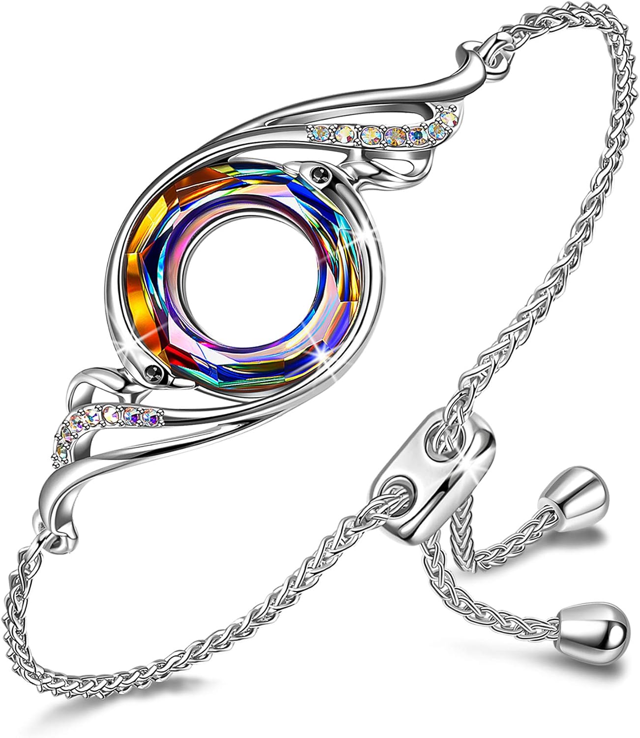 Kate Lynn Mother's Day Gifts, Special Crystal Bangle Bracelets for Women, Innova...