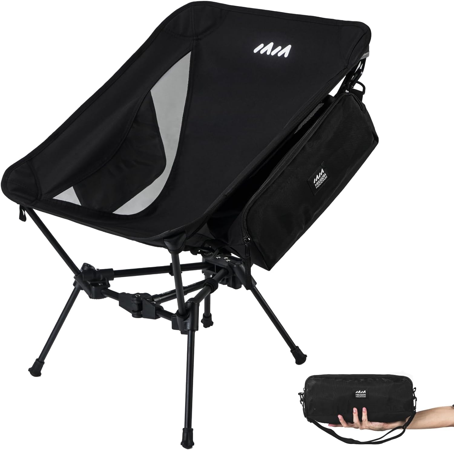 UltraPort Portable Camping Chair, Lightweight Foldable Chair, Ultralight Backpac...