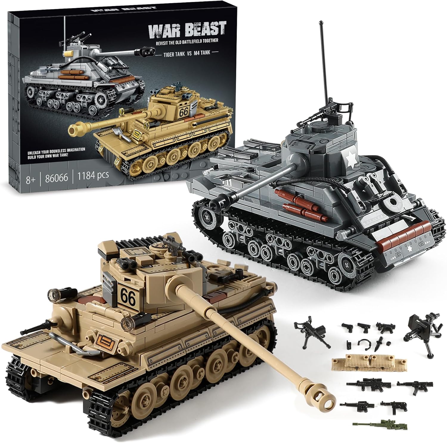 Special WW2 Army Tank Toys, Classic Building Kit, Unique Toy to Create a German...