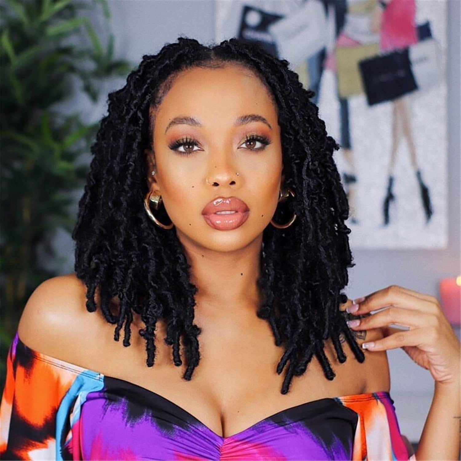 ToyoTress Butterfly Locs, Special Crochet Hair for 16 Inch Unique Locs, Affordab...