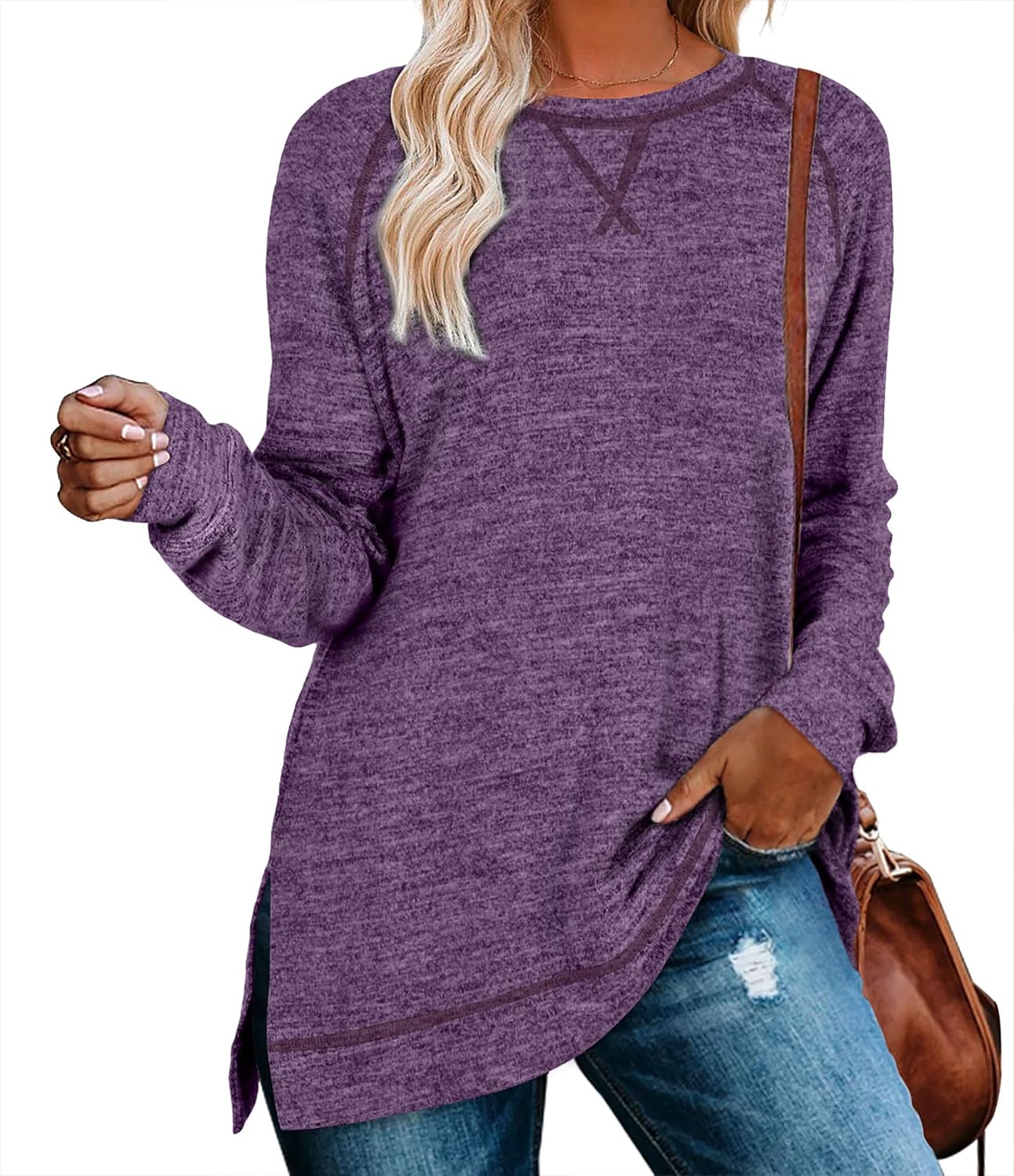 Aokosor Sweaters, Special Sweaters for Women, Unique Long Sleeve Shirts for Legg...