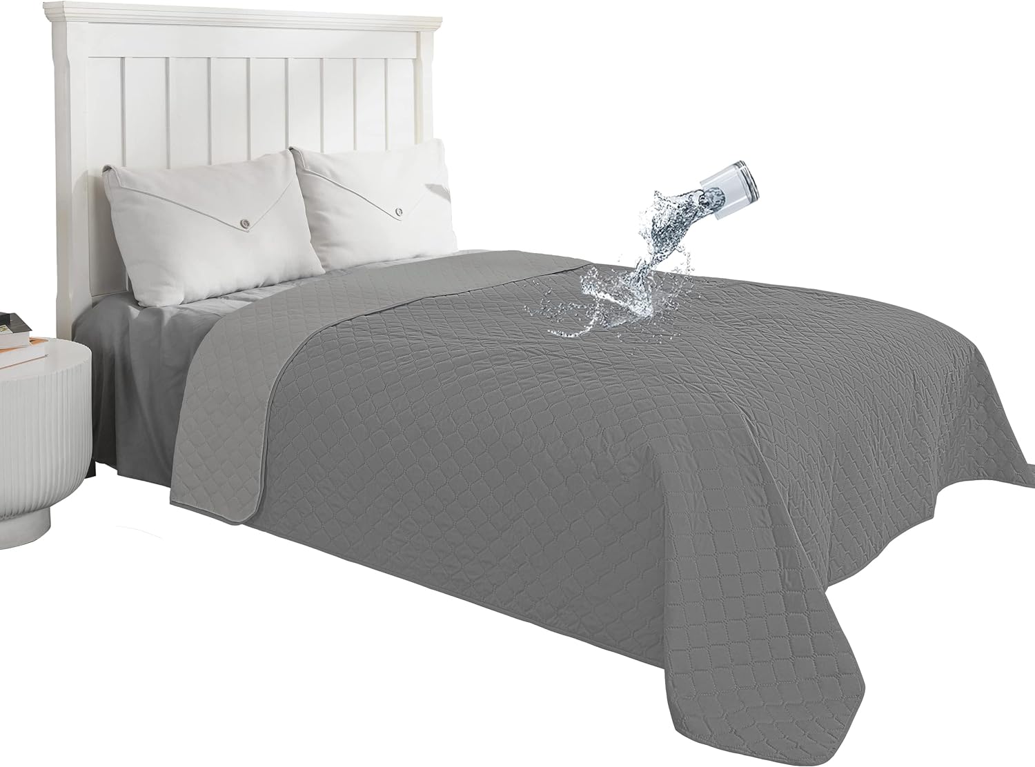 Easy-Going 100% Waterproof Dog Bed Cover, Special Reversible Leak Proof Sofa Cov...