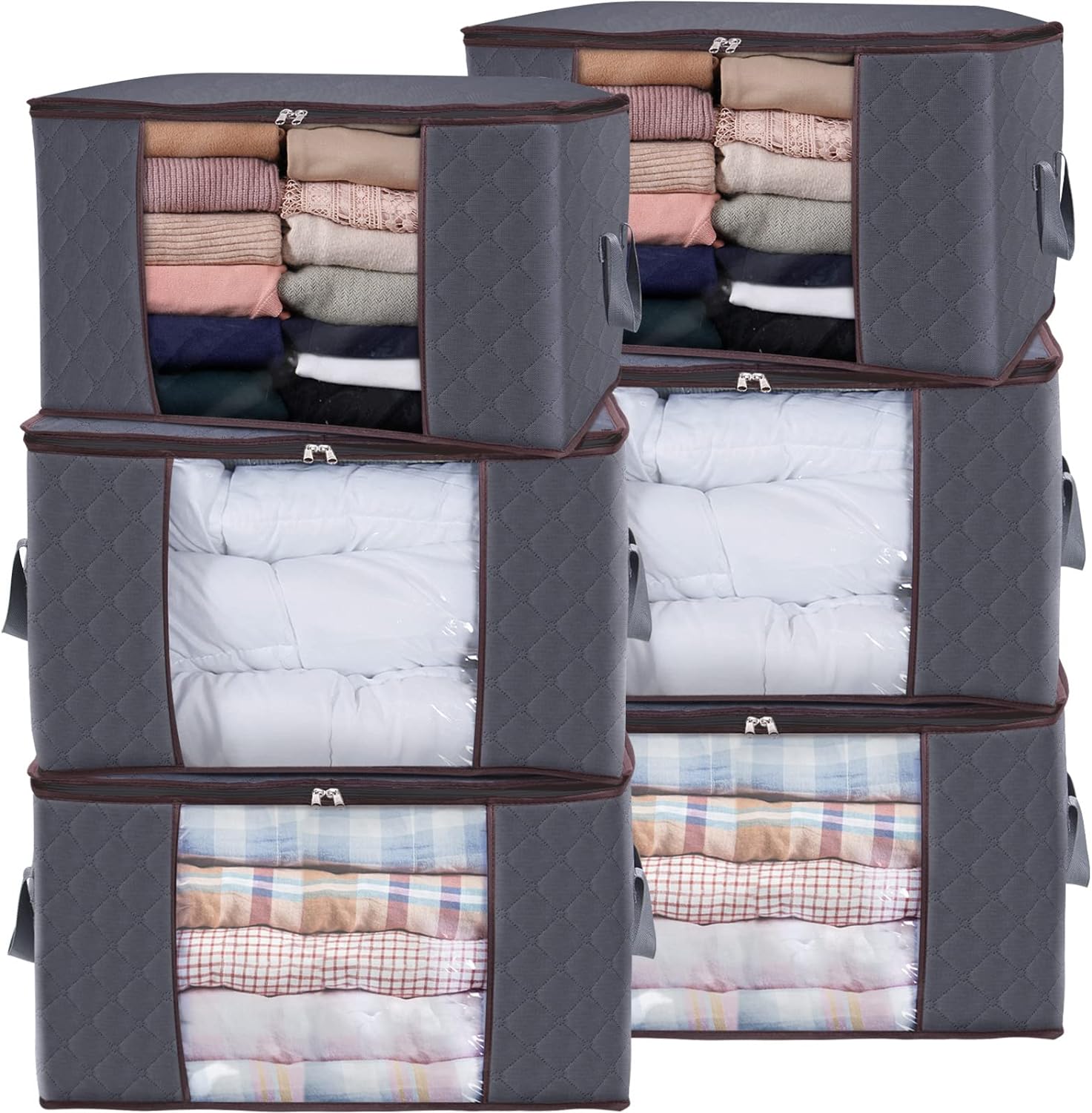 Lifewit 90L Storage Bags, Special Closet Organizers and Storage, Innovative Fold...