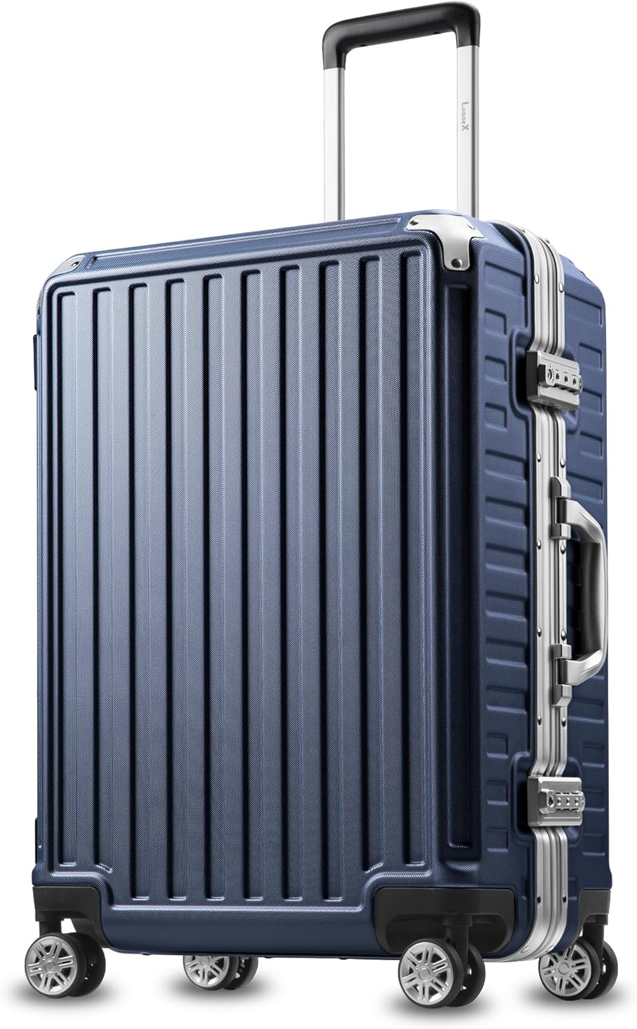 LUGGEX Zipperless Luggage, Special Luggage with Spinner Wheels, Innovative Polyc...