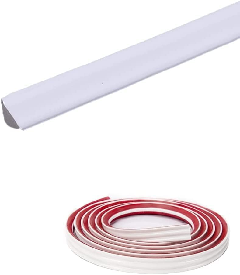 High-Quality 6M PVC Quadrant Trim, Special Skirting Board for Stylish Home Decor...