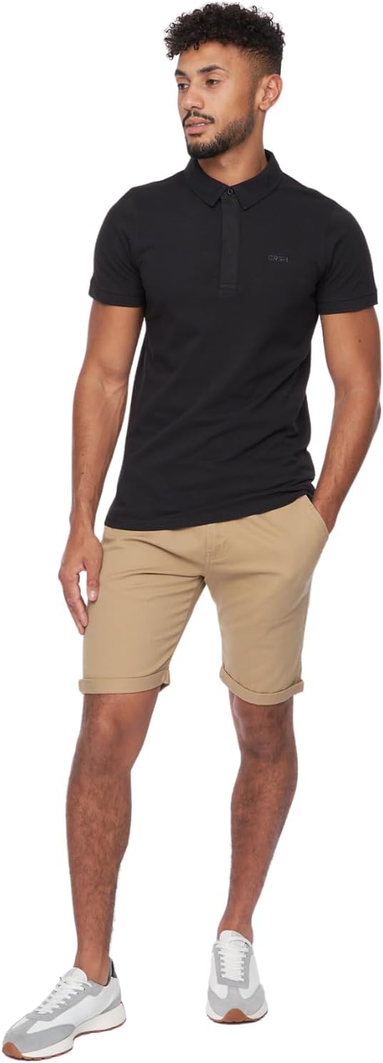 Crosshatch Mens Slim Fit Chino Shorts, Special Comfort Cotton Summer Shorts, Aff...