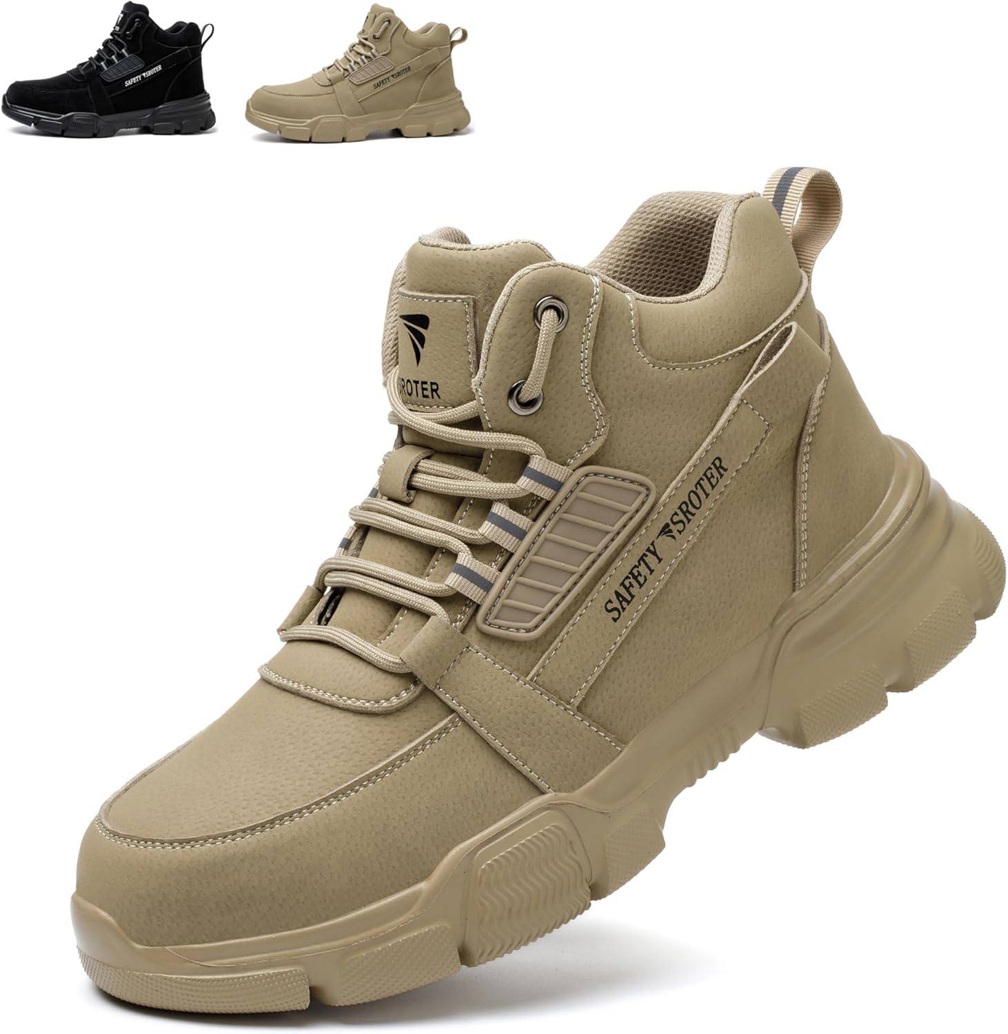 SROTER Steel Toe Cap Boots, Special Men's and Women's Work Boots, Innovative Wat...