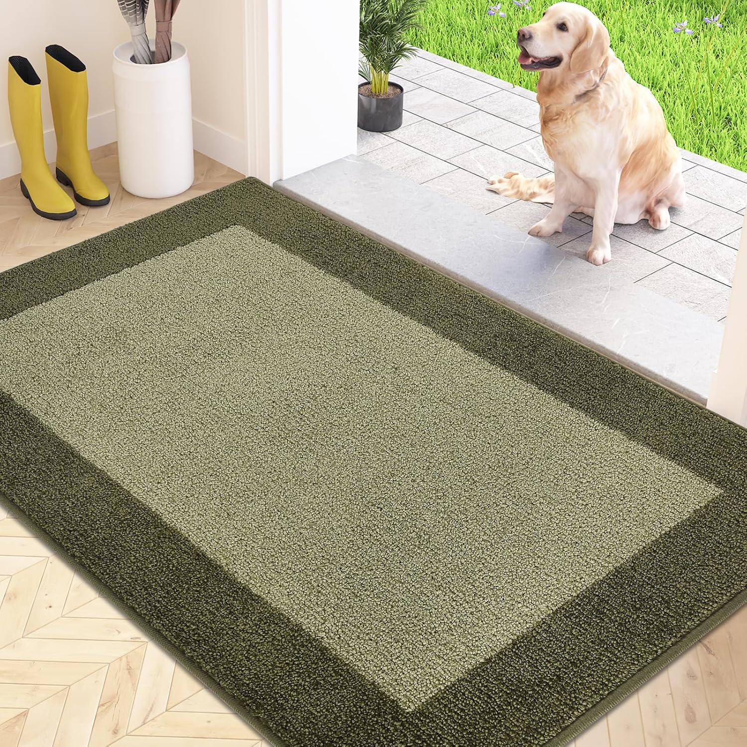 FCSDETAIL Dirt Trapper, High-Quality Indoor Door Mat With Non-slip Entrance Rug,...