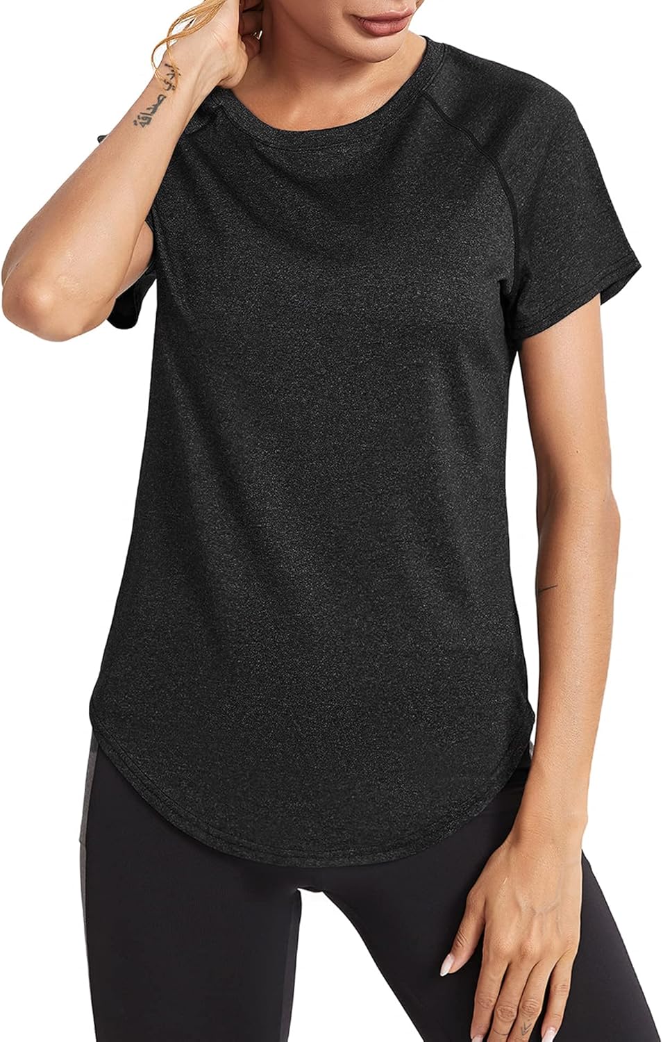 Wayleb Women's Gym Tops Ladies Sports T-Shirt, Workout Yoga Tops for Women, Basi...