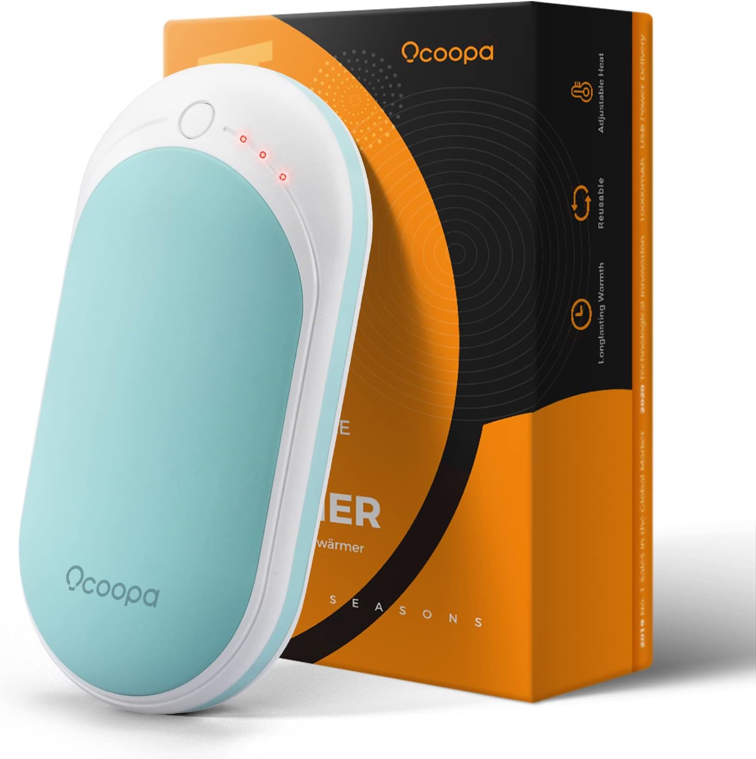 OOCOOPA HotPal Hand Warmer Rechargeable 1 Pack, 5200mAh Electric Portable Pocket...