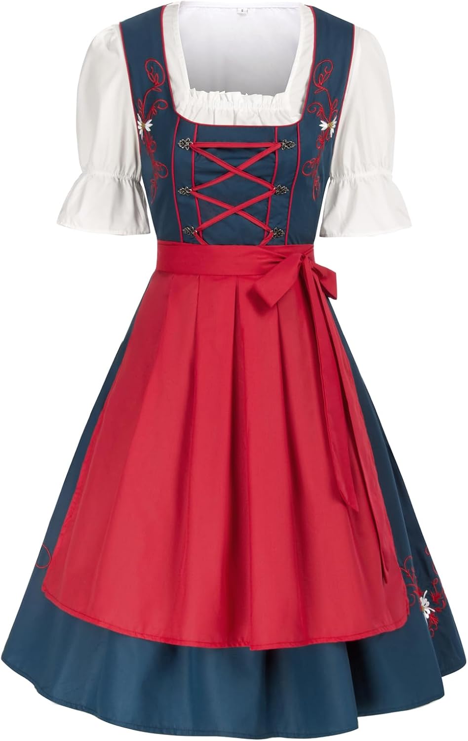 JASAMBAC Women's 3 Piece German Dirndl Dress, Special Oktoberfest Outfit, Innova...