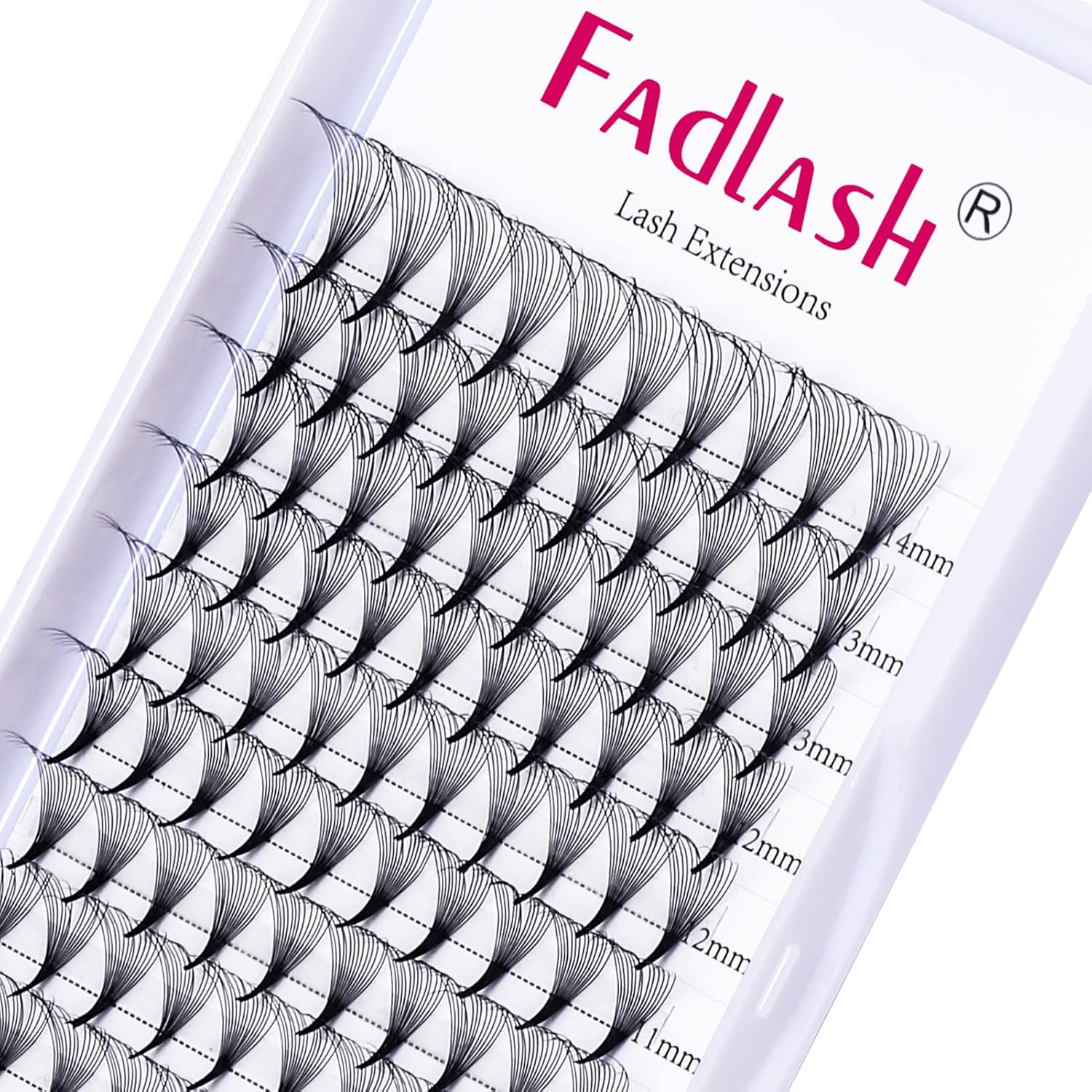 Russian Lashes 14D, Special Lashes with 0.07 Thickness, High-Quality D Curl Lash...