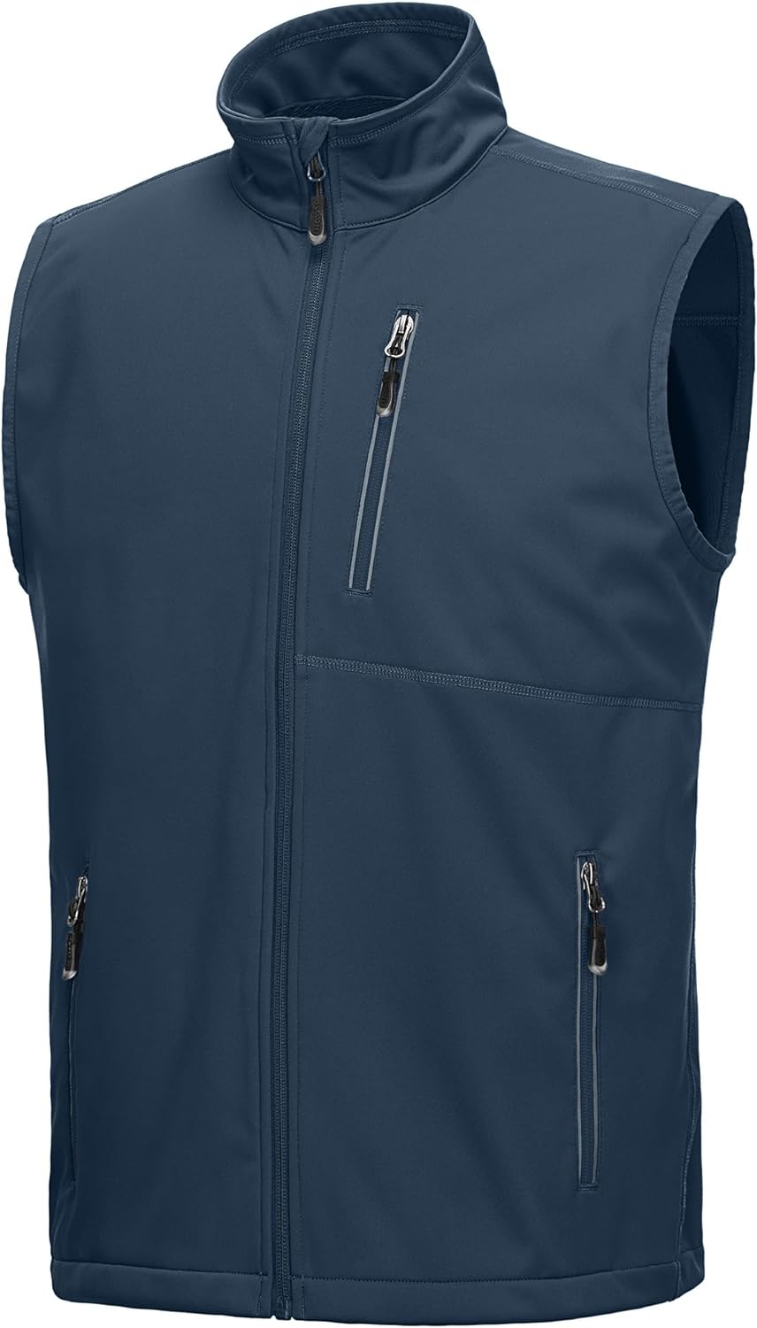 33,000ft Men's Lightweight Softshell Gilet, High-Quality Windproof Waterproof Ou...