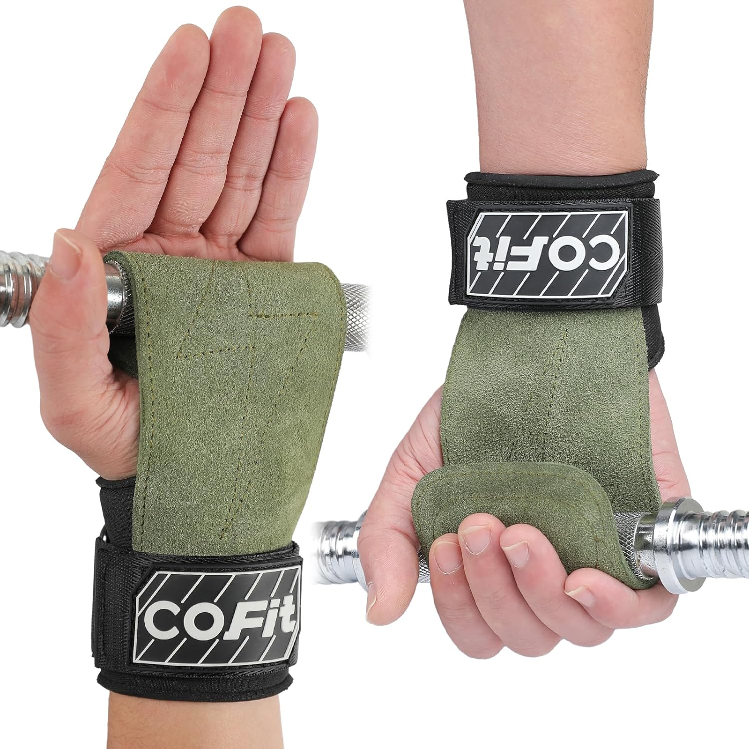 COFIT Wrist Straps for Weightlifting, Workout Wrist Wraps with Dual-Layer Oxford...