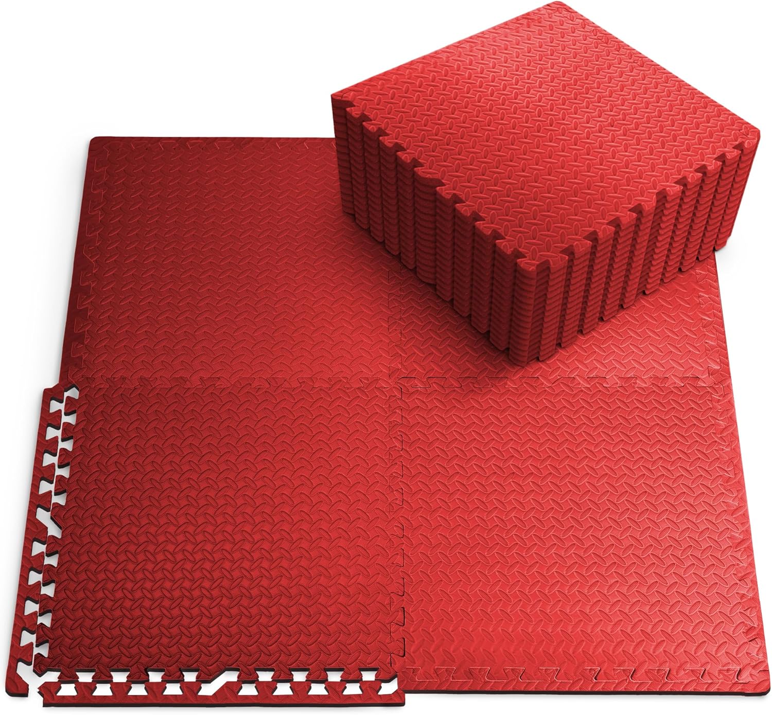 KAYMAN Gym Floor Mats, Special Foam Exercise Floor Tiles, Affordable Nonslip Mat...