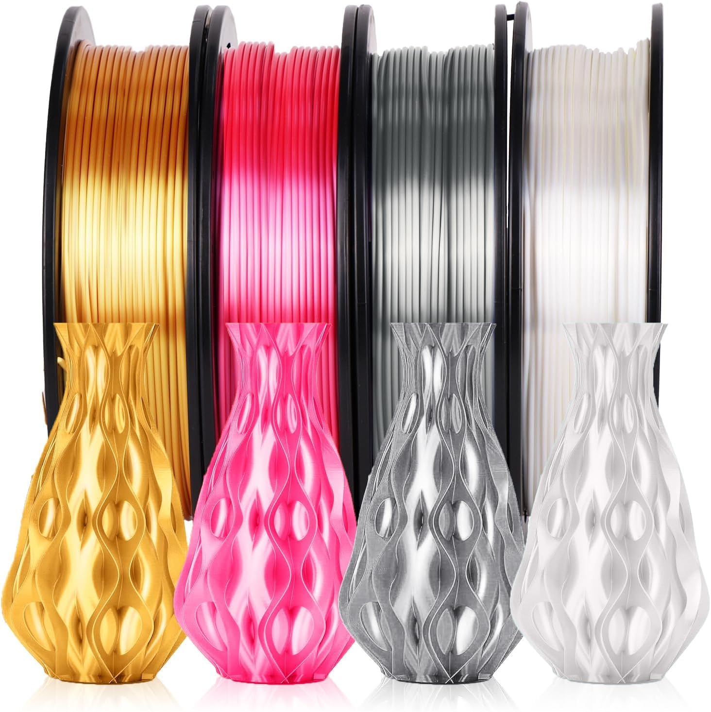 YOUSU 3D Printer Filament Bundle, Special 3D Printer Filament in Multicolor PLA,...