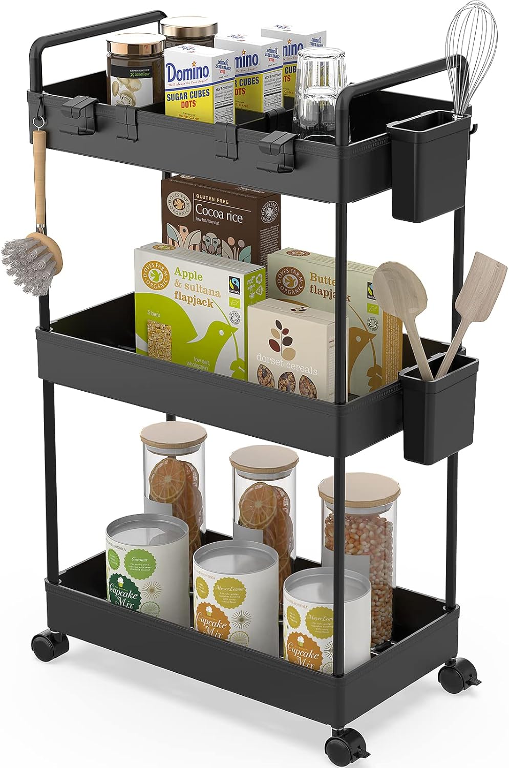Ronlap Slim Storage Trolley, Special 3 Tier Rollin...