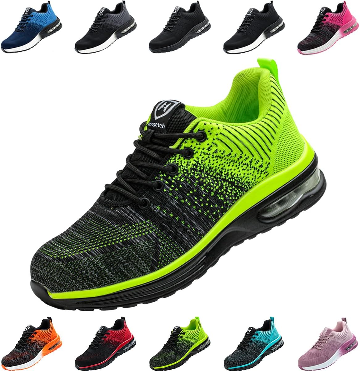 Nasogetch Safety Trainers, High-Quality Steel Toe Cap Footwear, Lightweight Comf...