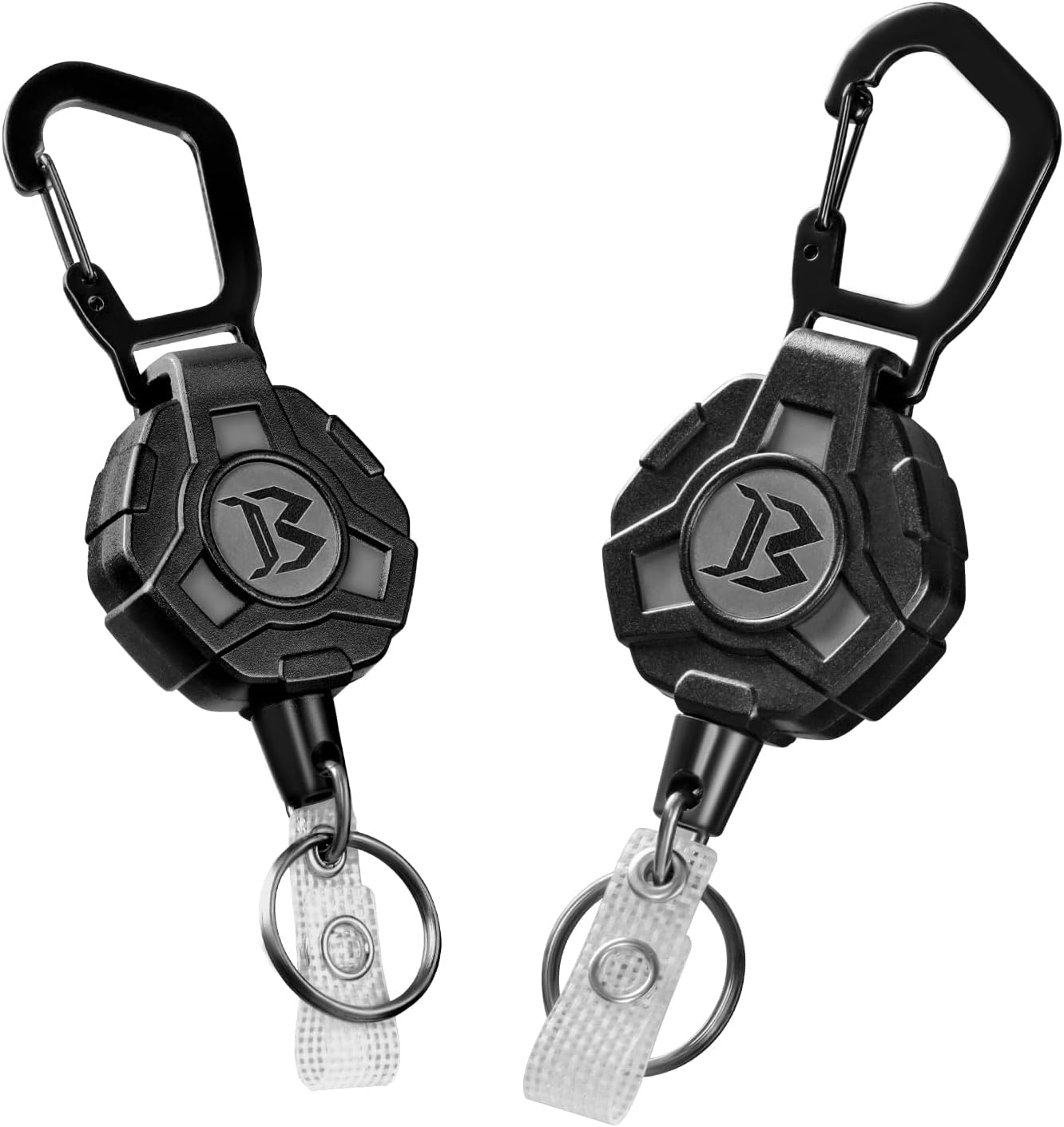 Bemece 2 Pack Retractable Keychain, Retractable Lanyard includes Key Belt Reel f...