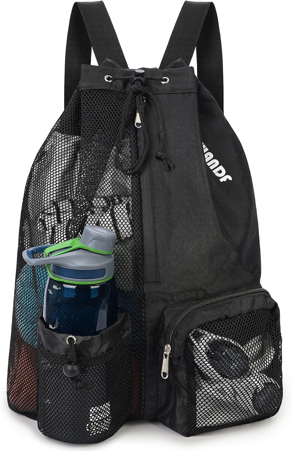 WANDF Swim Bag, Special Drawstring Backpack with Mesh, Innovative Swim Bag with...