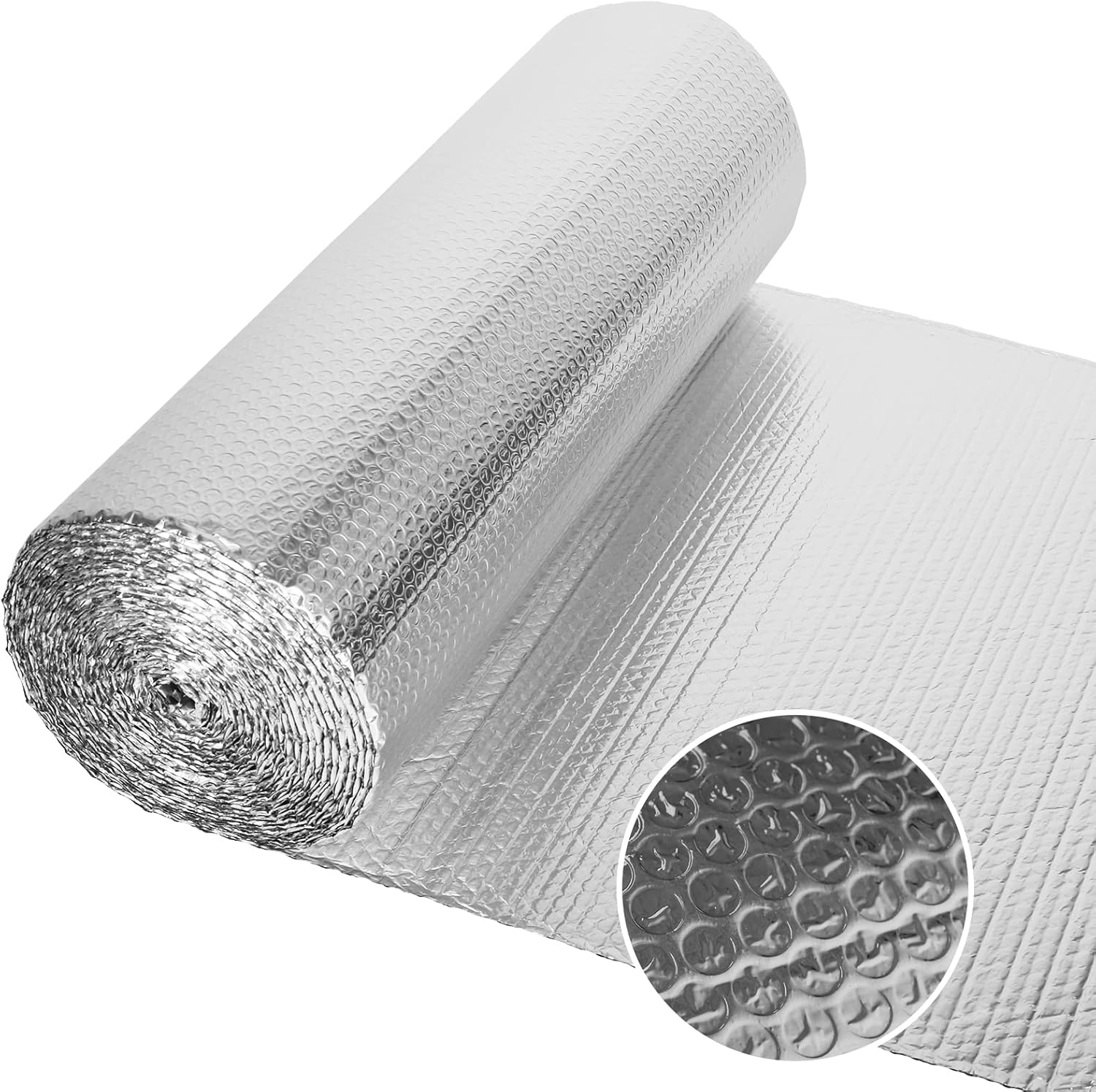 Dripex Double Aluminium Bubble Foil Insulation Loft Wall Boat Loft Caravan Home...