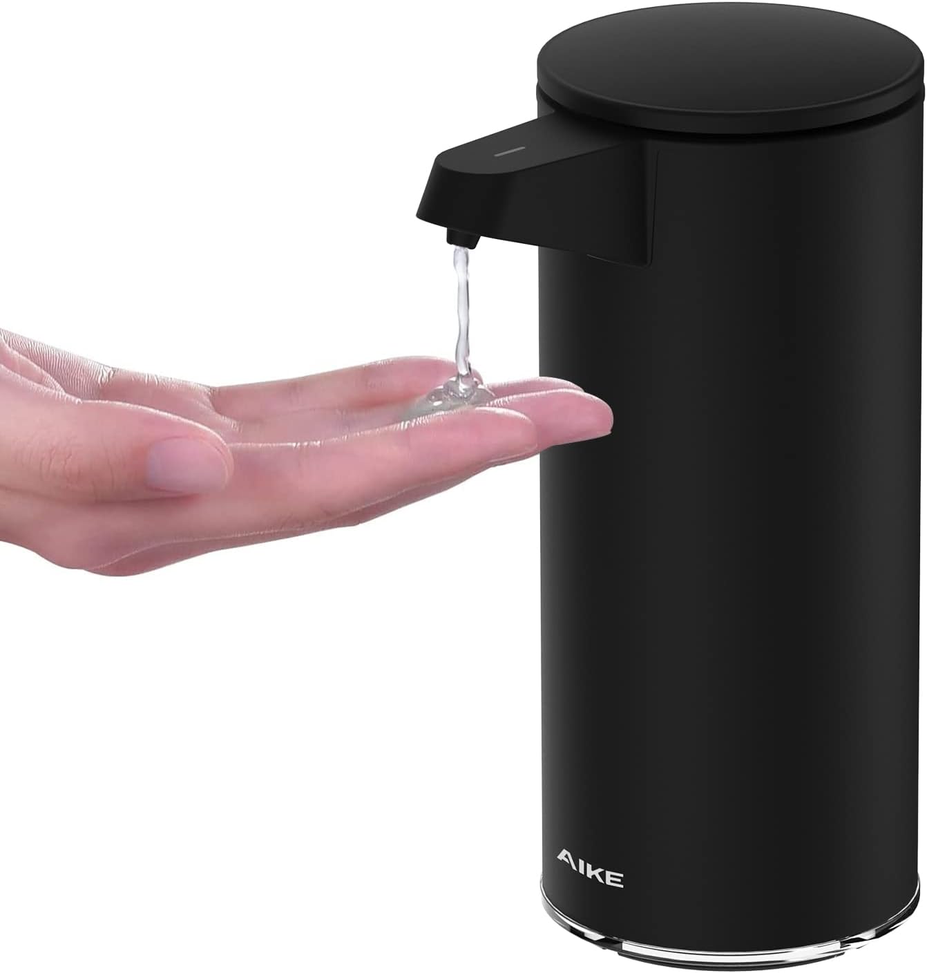 AIKE AK1333 280ml/9.5oz Automatic Soap Dispenser USB Rechargeable, Stainless Ste...