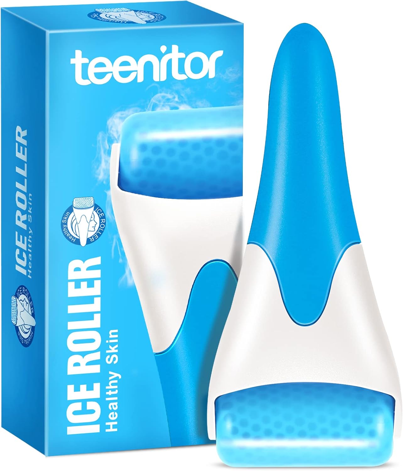 Ice Roller for Face, Eye, Puffiness, Migraine, Pain Relief and Minor Injury, Tee...