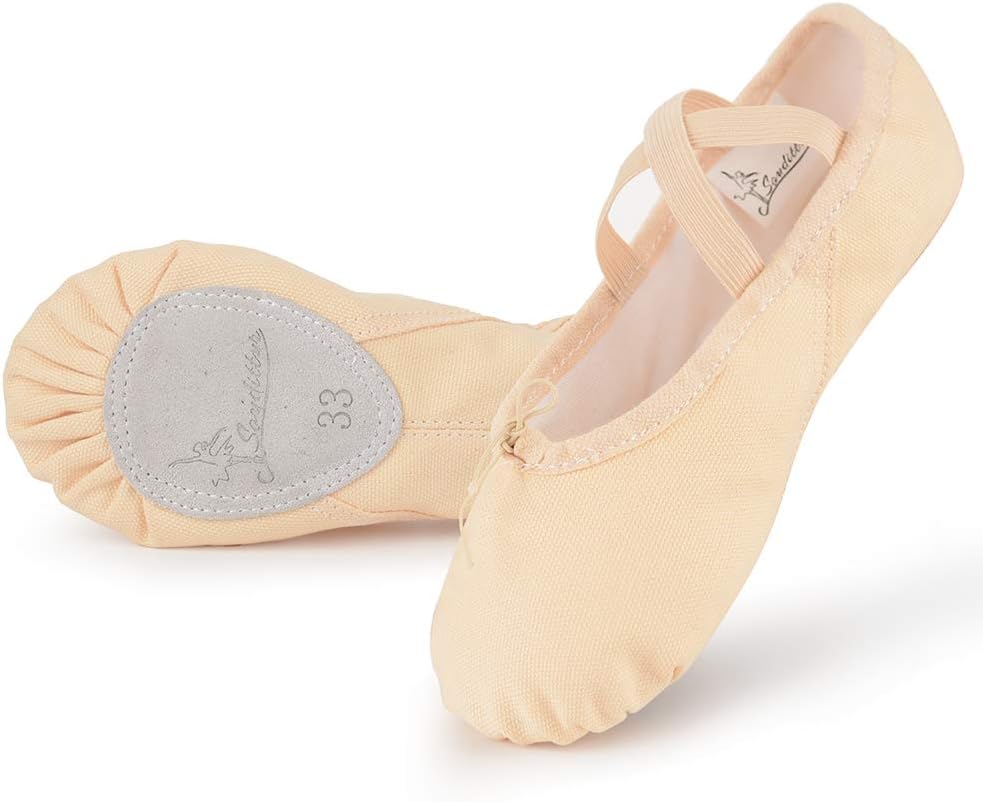 Soudittur Ballet Shoes, Special Dance Slippers, Innovative Canvas Gymnastic Yoga...