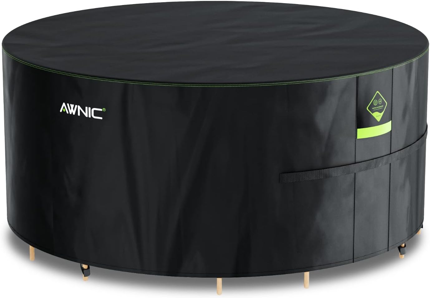 AWNIC Garden Furniture Cover Waterproof with Hooks Heavy Duty 420D Oxford, Windp...