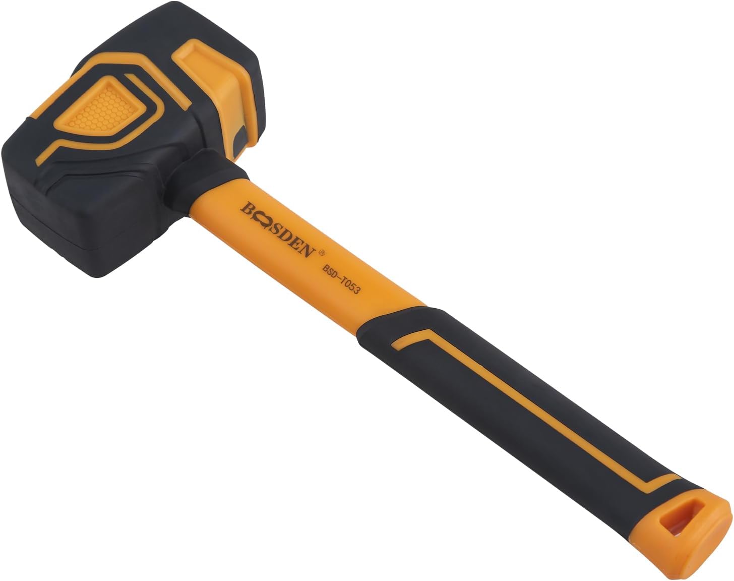 BOOSDEN Rubber Mallet, 20 oz Rubber Mallet Hammer, Rubber Hammer with Hook, Mall...