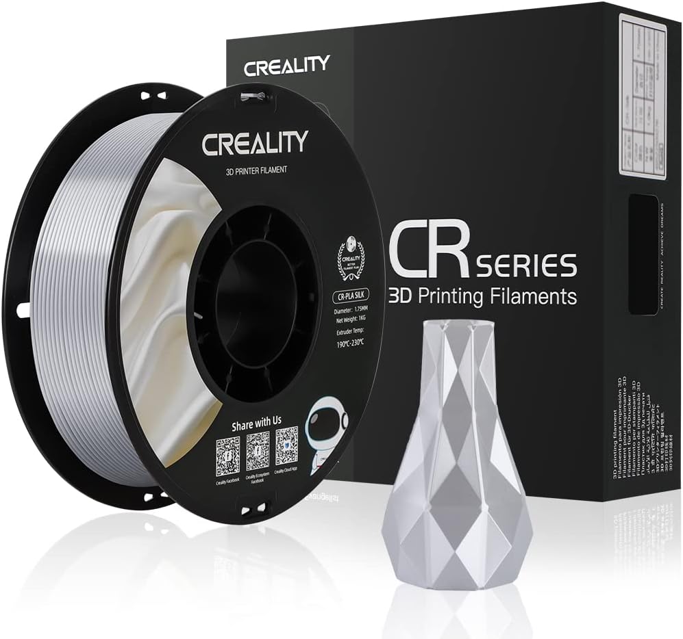 Creality Official Silk PLA Filament, Special 3D Printer Filament PLA with No-Tan...