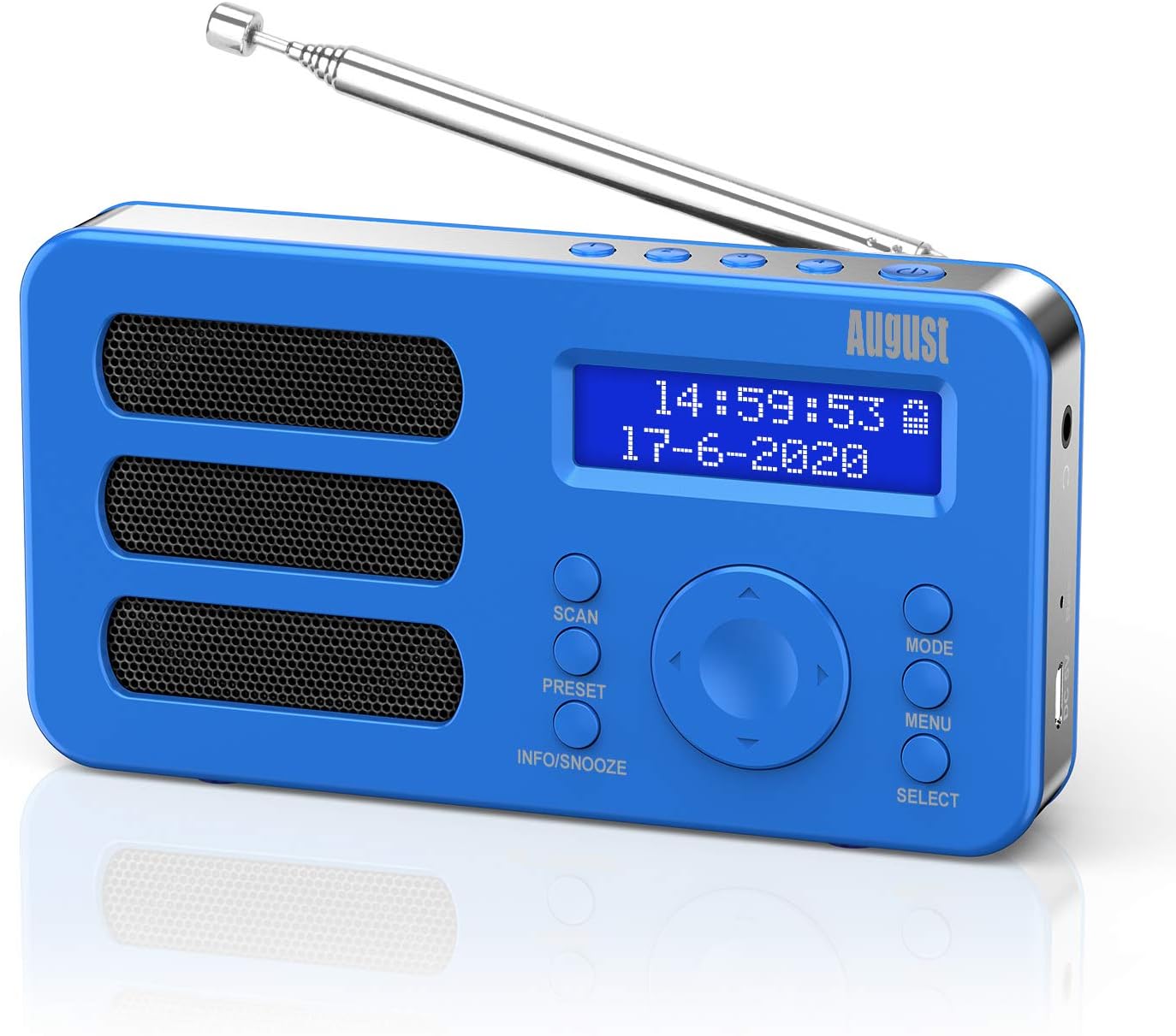 Portable DAB Radio, Special August MB225, Innovative DAB/DAB /FM Radio with RDS...