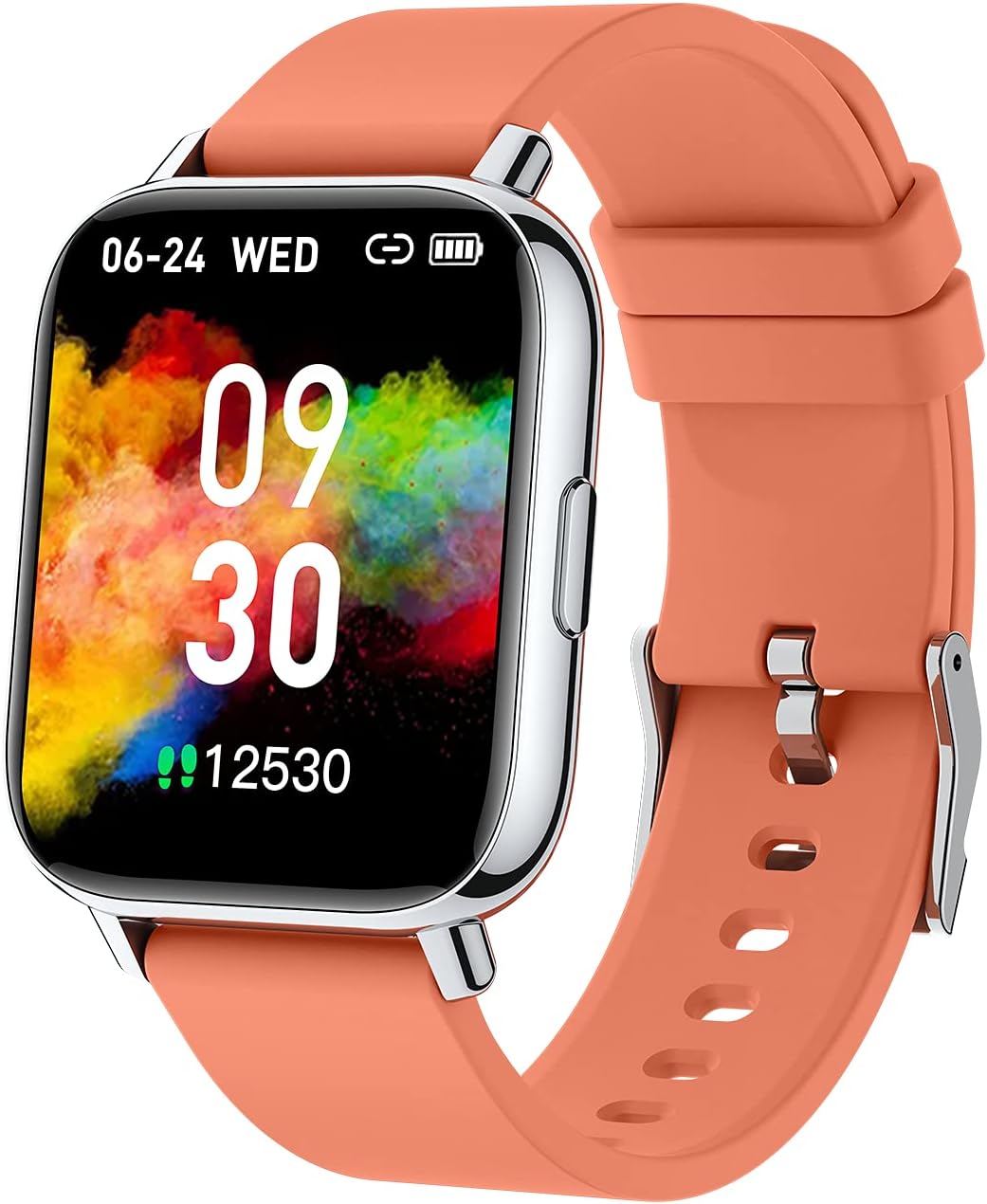 Smart Watch, Fitness Tracker 1.69" Touch Screen Heart Rate Sleep Monitor, IP68 W...