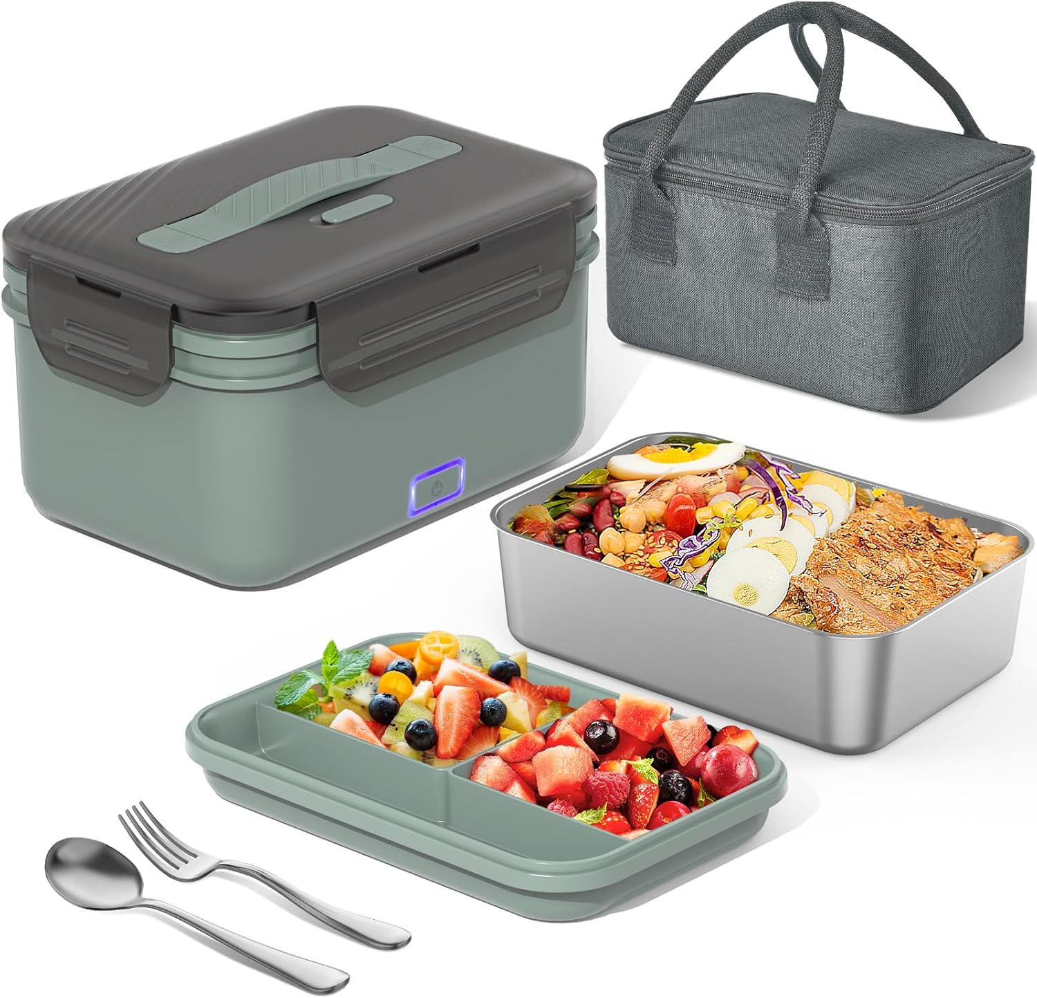 Carsolt Electric Lunch Box, Special Heated Lunchbox with Insulated Lunch Bag, In...