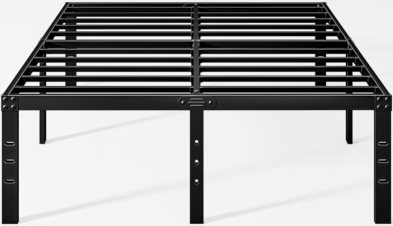 18 Inch King Size Bed Frame No Box Spring Needed Metal Platform King Bed Frame,...