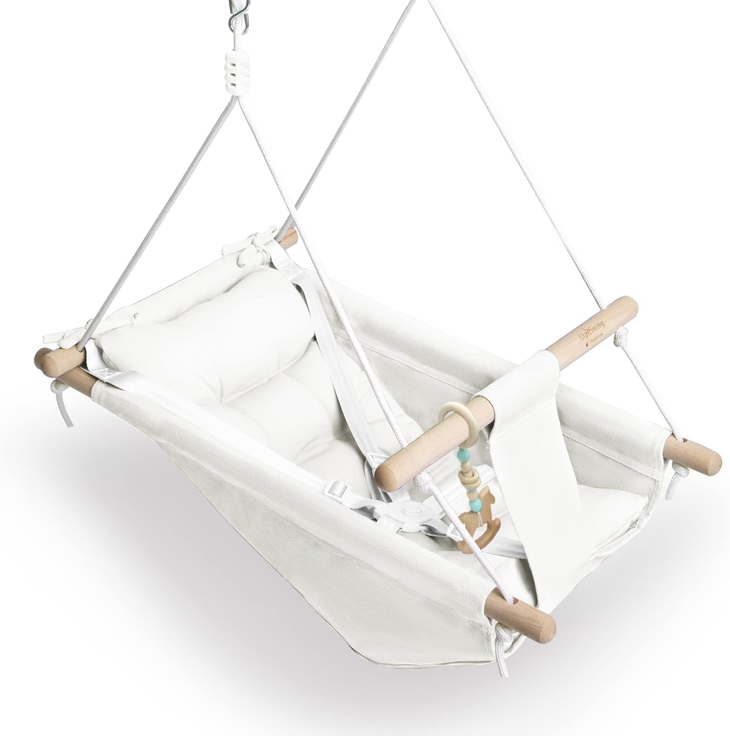 Baby Swing, Special Indoor and Outdoor Canvas Hammock Swing for Baby to Toddler,...