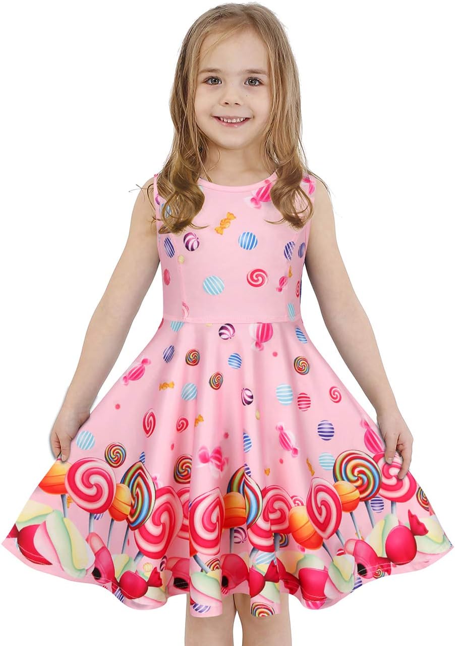 LaBeca Girls Dress, Special Sleeveless Long Sleeve Dress, Unique Kids Toddler Li...