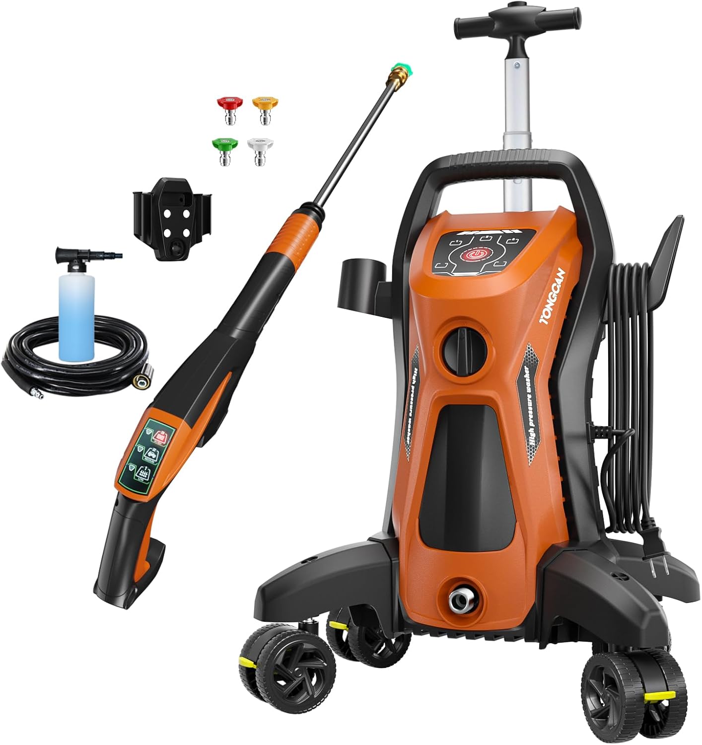 Electric Pressure Washer 5000 PSI 3.2 GPM Power Washer Electric Powered with Upg...