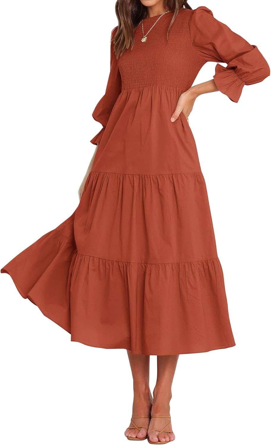 BTFBM Women Casual Long Sleeve Dress, Special Fall Dresses 2024 for Women, Innov...
